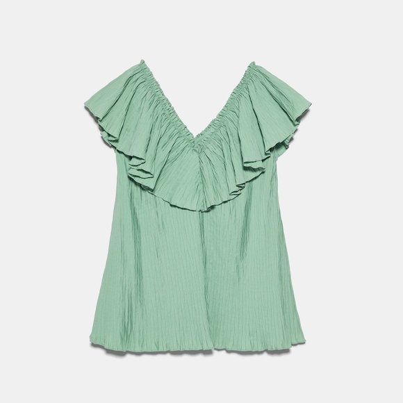 SOLD! BLOGGERS' FAVE!!! ZARA Short V-Neck Dress* - Picture 16 of 16
